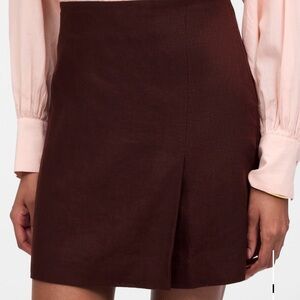 Brown Mini Skirt